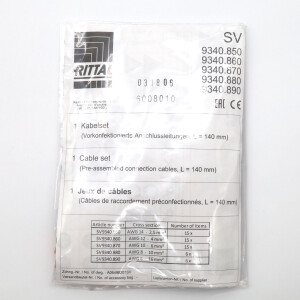 RITTAL Kabelset SV 9340.850 (15Stk.) OVP