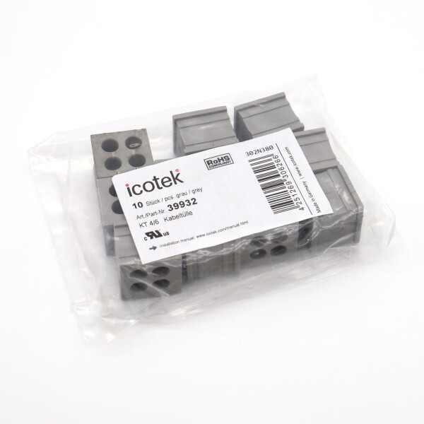 icotek Kabeltüllen KT 4|6 gy 39932 (10Stk.) OVP