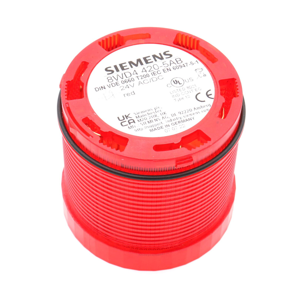 Siemens Dauerlichelement rot 8WD4 420-5AB NOV