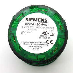 Siemens Dauerlichelement grün 8WD4 420-5AC NOV
