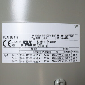 Siemens Niederspannungsmotor 1LE1023-1BA22-2FK4-Z OVP