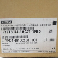 Siemens AC-VSA-Motor 1FT5074-1AC71-1FB0 OVP