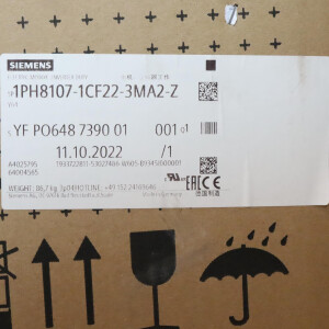 Siemens SIMOTICS M Kompakt-Asynchronmotor 1PH8107-1CF22-3MA2-Z Z=Y64 OVP