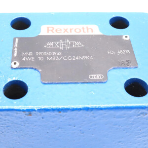 Rexroth Wegeschieberventil 4WE 10 M33/CG24N9K4 R900500932 NOV