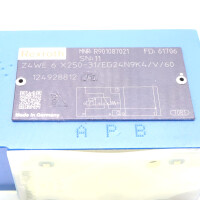 Rexroth Wegeschieberventil Z4 WE 6 X250-31/EG24N9K4/V/60 R901087021 NOV
