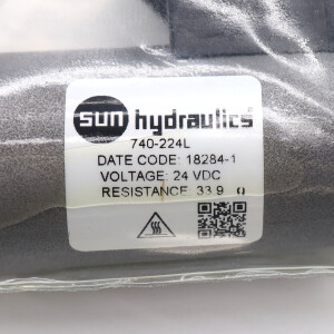 SUN hydraulics 3/2-Wege Magnetventil DMBDXAN224L OVP