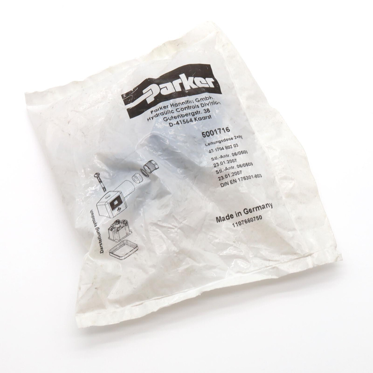 Parker Leitungsdose 5001716 OVP