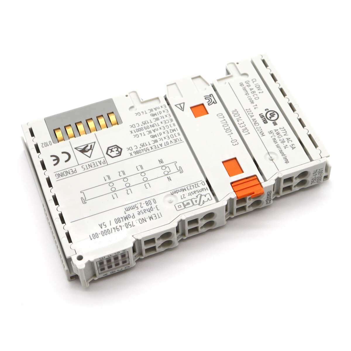 WAGO 3-Phasen-Leistungsmessung 750-494/000-001 GEB