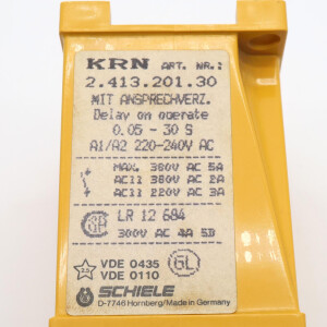 Schiele KRN Schutzrelais 2.413.201.30 0,05-30s GEB