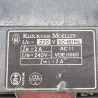 Klöckner Moeller Motorschutzrelais EMT5 220V/50-60HZ GEB