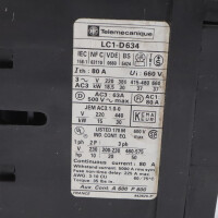 Telemecanique Schütz LC1-D634 220V GEB