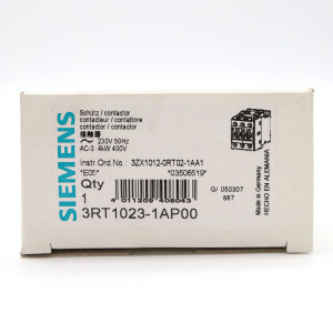 Siemens Leistungsschütz 3RT1023-1AP00 OVP