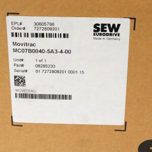 SEW EURODRIVE Frequenzumrichter MC07B0040-5A3-4-00 OVP