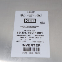 KEB HF-Filter 19.E4.T60-1001 OVP