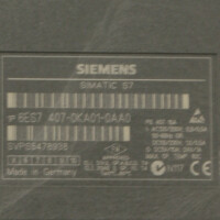 Simatic PS407 6ES7 407-0KA01-0AA0 REM