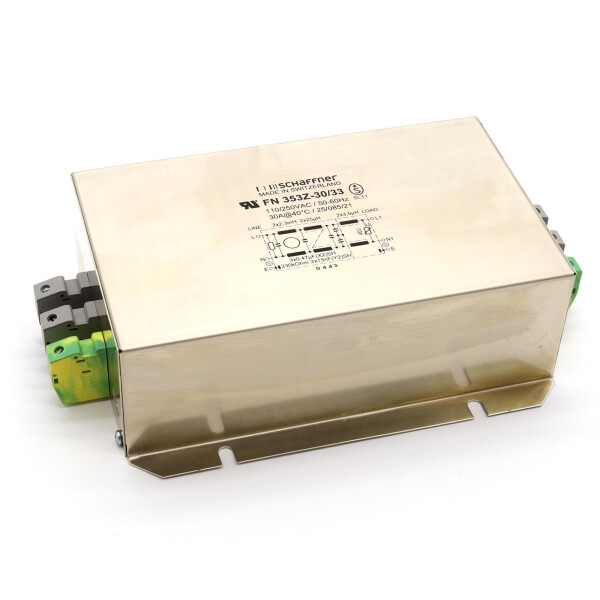Schaffner Netzfilter FN353Z-30/33 110/250VAC 50/60Hz NOV