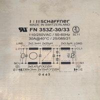 Schaffner Netzfilter FN353Z-30/33 110/250VAC 50/60Hz GEB