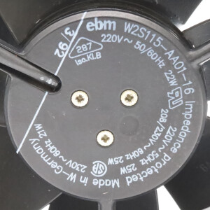 ebm Lüfter W2S115-AA01-16 220V 208/230V GEB