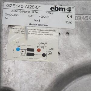 ebm Radiallüfter G2E140-AI28-01 230V GEB