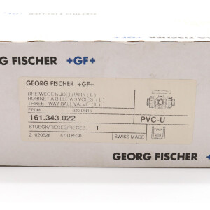 Georg Fischer Dreiwege Kugelhahn 161.343.022 OVP