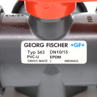 Georg Fischer Dreiwege Kugelhahn 161.343.022 OVP
