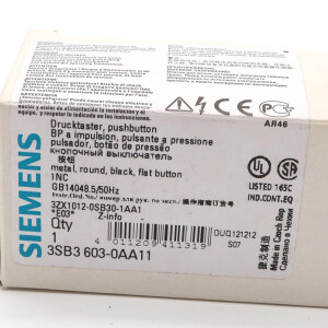 Siemens Drucktaster 3SB3603-0AA11 OVP
