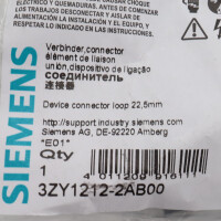 Siemens Geräteverbinder 3ZY1212-2AB00 OVP