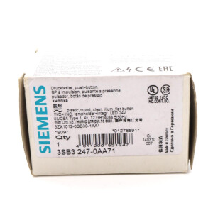 Siemens Drucktaster 3SB3 247-0AA71 OVP