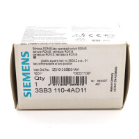 Siemens Schlüsselschalter 3SB3 110-4AD11 OVP