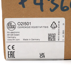 ifm Codeleser 1D/2D O2I501 O2IIRDKG/E1/E2/EF/VF/TB/S OVP