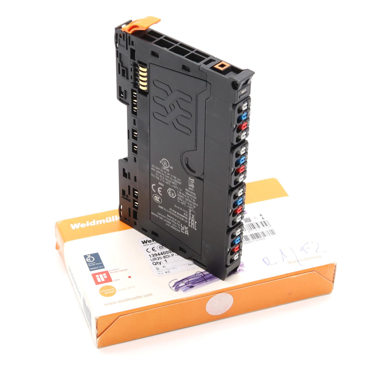 Weidmüller Remote-IO-Modul UR20-8DI-P-3W 1394400000 OVP