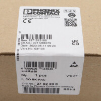 Phoenix Contact Buskoppler IL CO BK-PAC 2702230 SIE