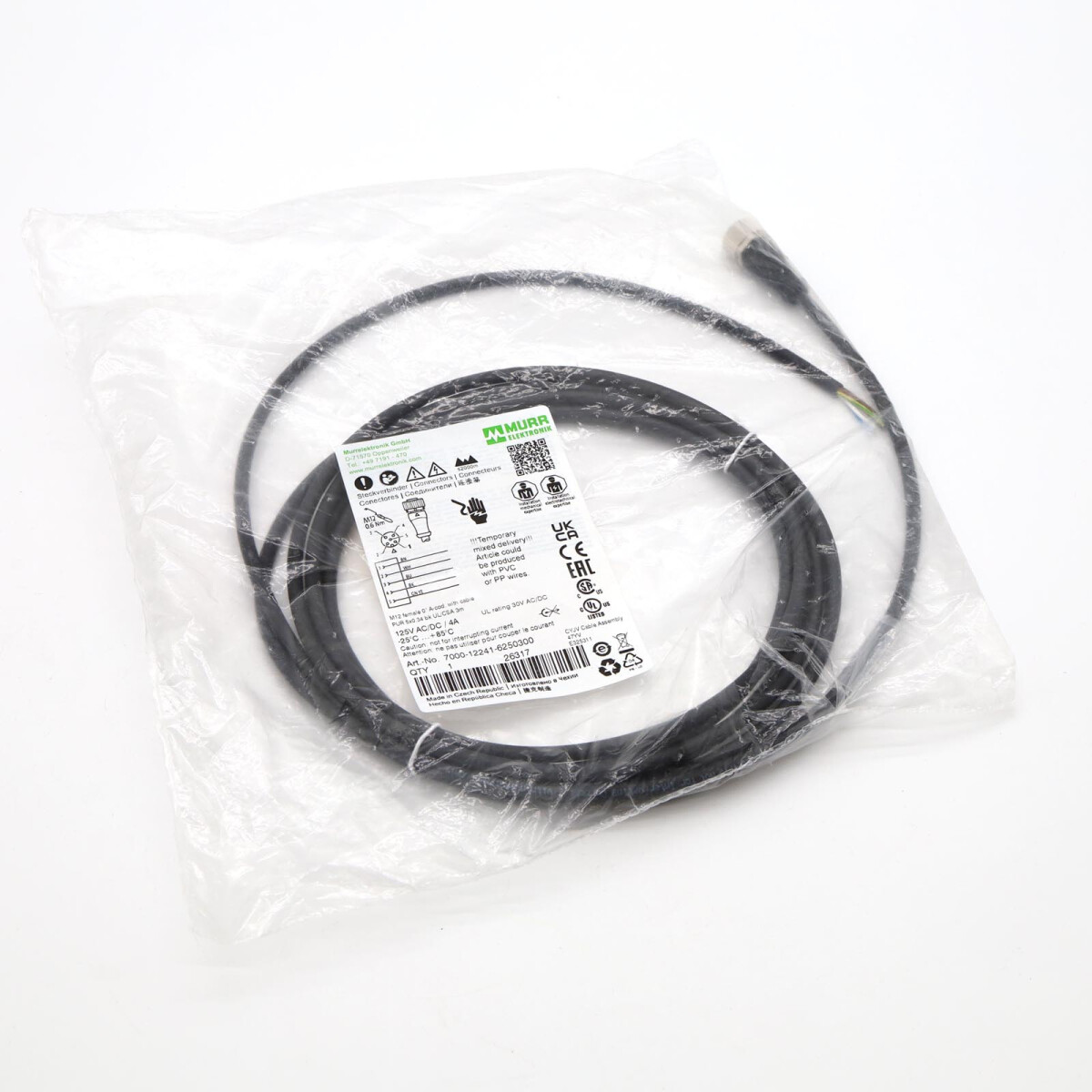 MURR ELEKTRONIK Verbindungskabel M12 Bu. freies Ltg-ende 700