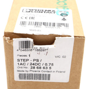 Phoenix Contact Stromversorgung STEP-PS/1AC/24DC/0.75 2868635 OVP