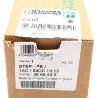 Phoenix Contact Stromversorgung STEP-PS/1AC/24DC/0.75 2868635 OVP