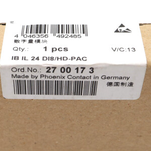 Phoenix Contact Digitalmodul IB IL 24 DI8/HD-PAC 2700173 OVP