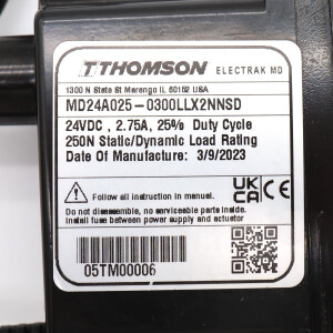 Thomson Linearaktuator MD24A025-0300LLX2NNSD GEB