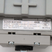 Siemens Lasttrennschalter 3LD2514-0TK53 OVP