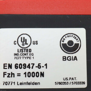 Euchner Sicherheitsschalter TP3-4141A024M 084270 OVP