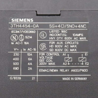 Siemens Hilfsschütz 3TH4454-0AN2 220V OVP