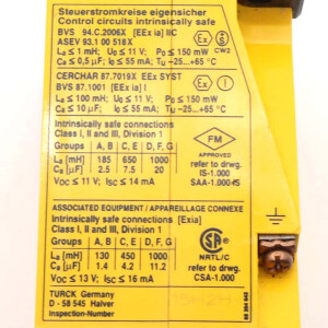 Turck Trennschaltverstärker MS1-22EX0-R 5312403 GEB