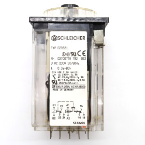 Schleicher Zeitrelais DZA 521L 3s-60h OVP
