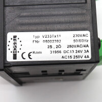 TESCH Zeitrelais V233TX11 05002392 OVP