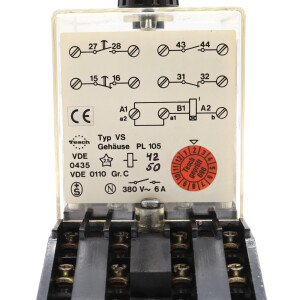 TESCH Zeitrelais VS PL105 0-10Sek 42V NOV