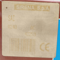 Sirena SPA Signalhupe SAI 240V OVP