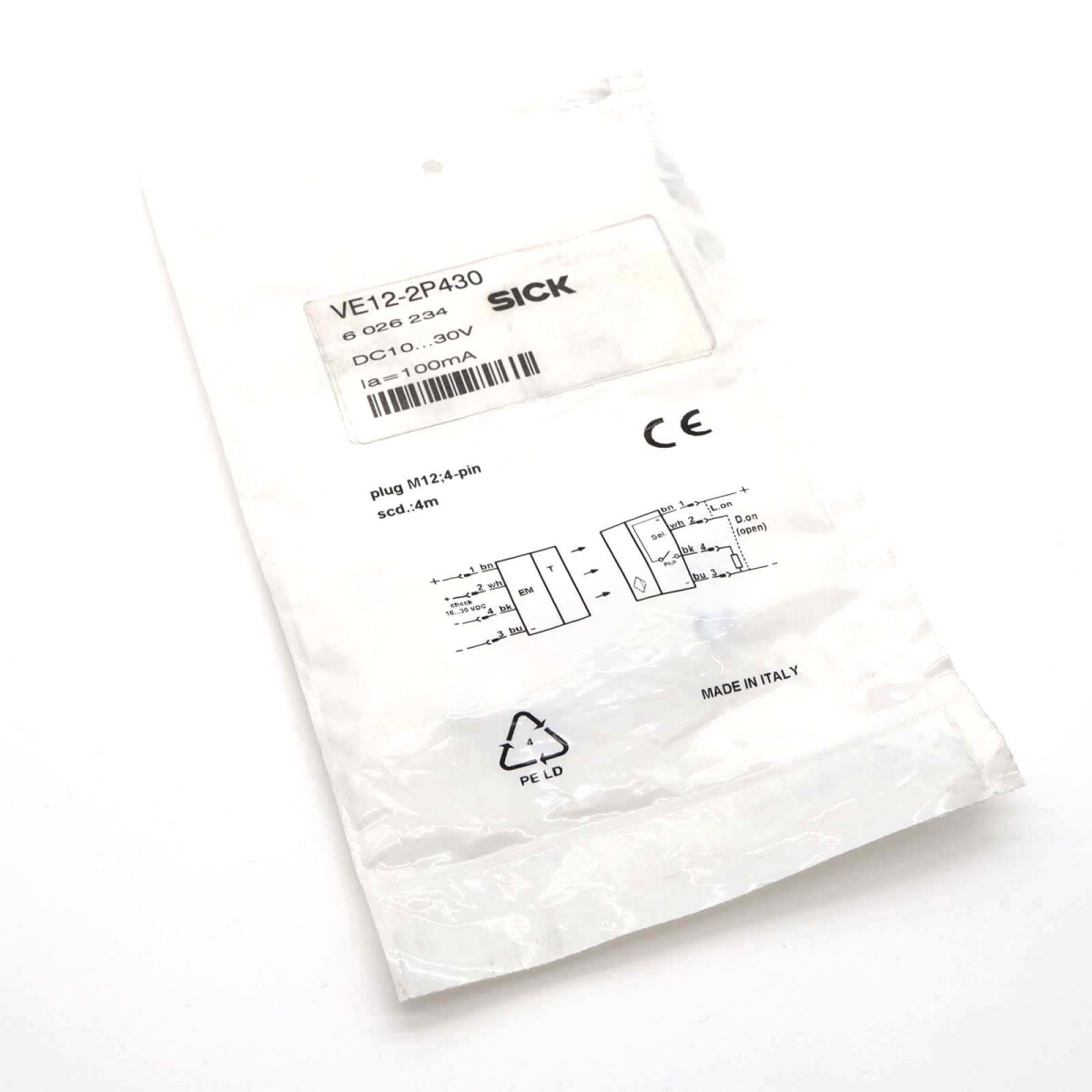 SICK Sensor VE12-2P430 6026234 OVP
