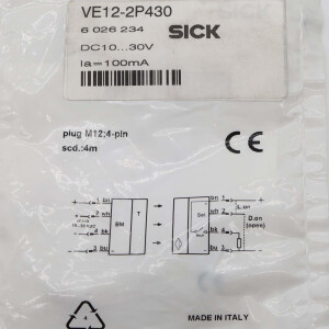 SICK Sensor VE12-2P430 6026234 OVP