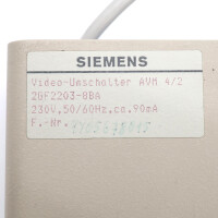 Siemens Video Umschalter AVM 4/2 2GF2203-8BA NOV