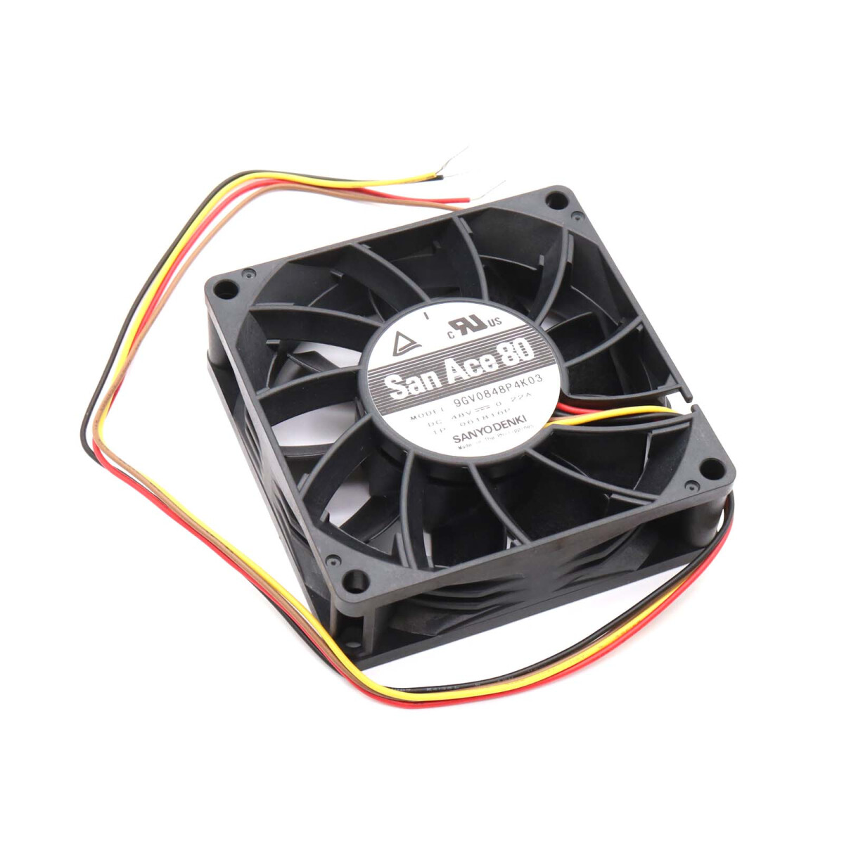 Sanyo Denki DC-Axiallüfter SanAce80 9GV0848P4K03 48V NO