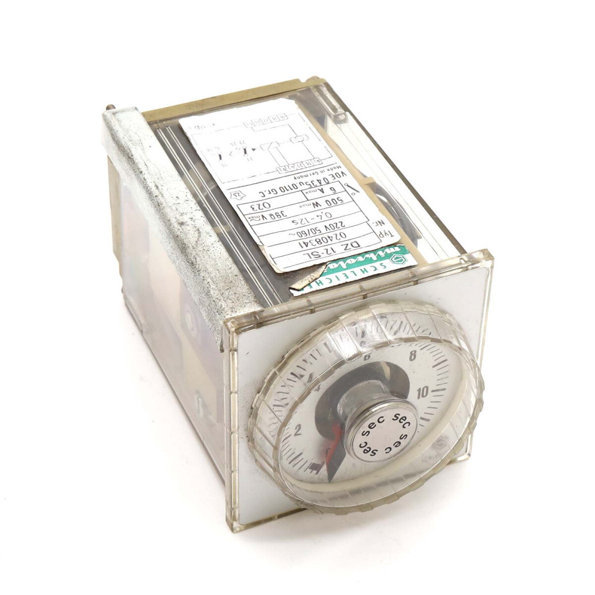 SCHLEICHER Zeitrelais DZ12-SL 02408341 0,4s-12s GEB